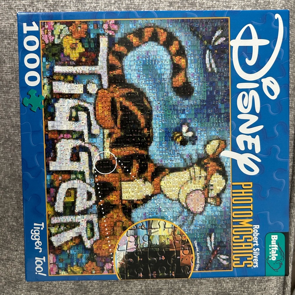Disney Photomosaics Tigger Puzzle - Vibrant Colors